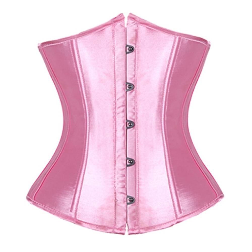 Pale pastel pink corset